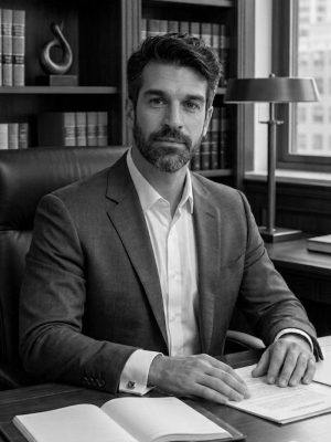 Dr. Pablo Prieto, abogado de Estudio VBA con formación en derecho administrativo y administración financiera.