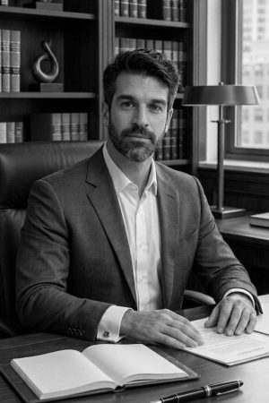 Dr. Pablo Prieto, abogado de Estudio VBA con formación en derecho administrativo y administración financiera.